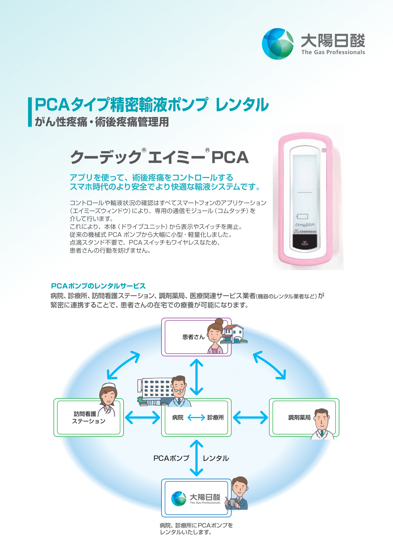 クーデックエイミーPCA | 大陽日酸株式会社